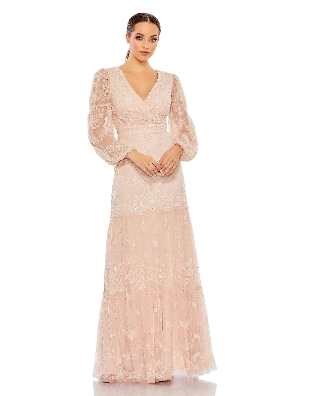 Sleeveless wedding guest dresses with pleated bodicesMac Duggal 9197 Long Sleeve Chiffon Formal Dress Sleeveless wedding guest dresses with pleated bodicesMac Duggal 9197 Long Sleeve Chiffon Formal Dress