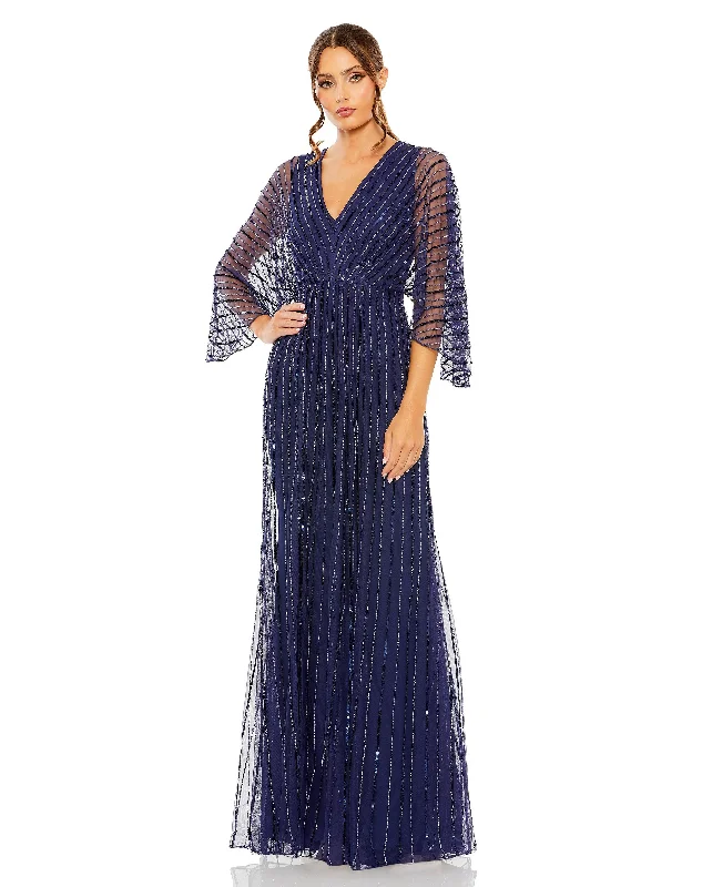 Geometric - printed wedding guest dresses for a modern weddingMac Duggal 93841 Long Formal Beaded Evening Dress Geometric - printed wedding guest dresses for a modern weddingMac Duggal 93841 Long Formal Beaded Evening Dress