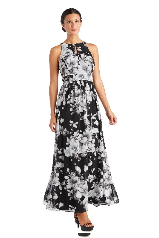 Wedding guest dresses with tassel - adorned belts and A - line skirtsR&M Richards 7035P Long Halter Formal Petite Dress Sale Wedding guest dresses with tassel - adorned belts and A - line skirtsR&M Richards 7035P Long Halter Formal Petite Dress Sale