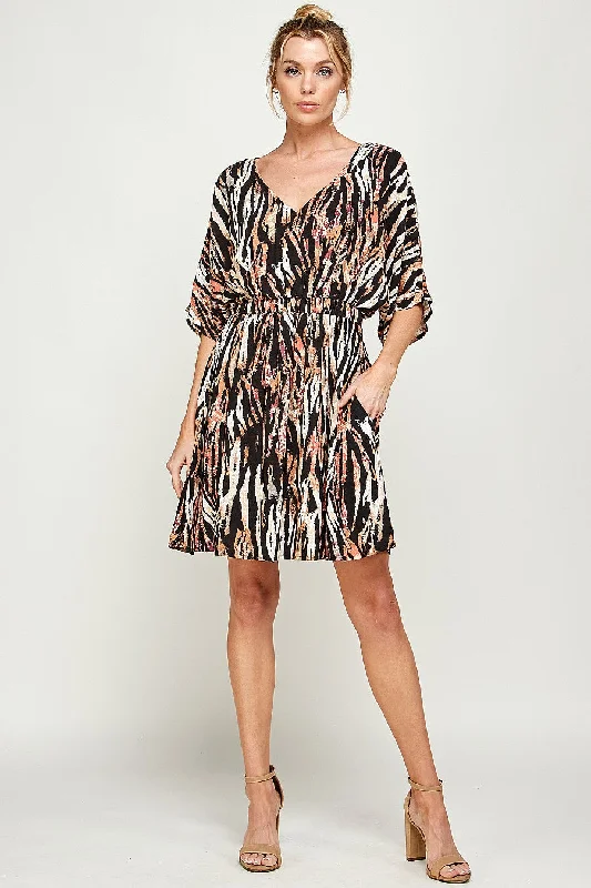 Cocktail dresses with off - the - shoulder designs and beaded accentsShort Zebra Print Pocket Dress Cocktail dresses with off - the - shoulder designs and beaded accentsShort Zebra Print Pocket Dress