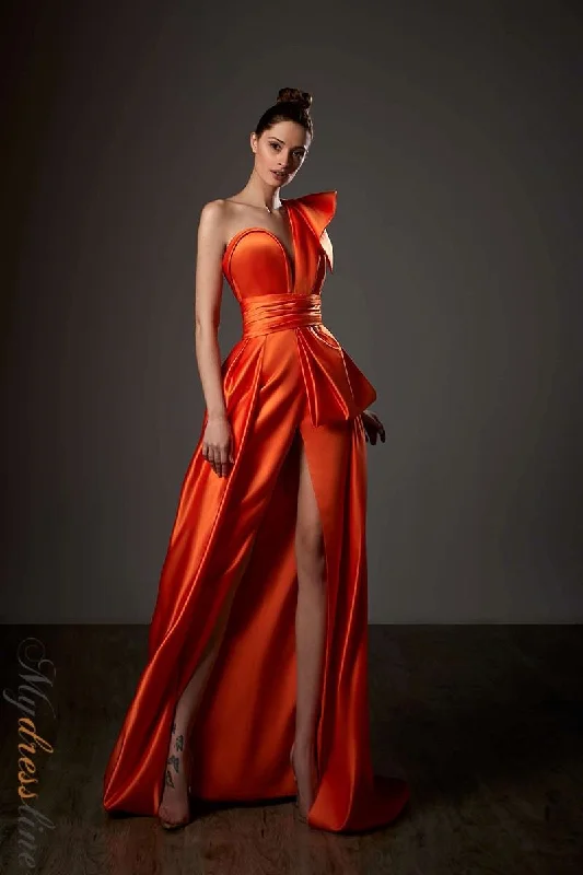 Formal dresses with halter necks and lace - up backs for a stylish promZiad Germanos ZG56 Formal dresses with halter necks and lace - up backs for a stylish promZiad Germanos ZG56