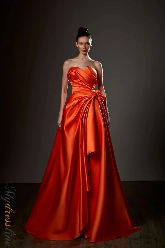 Sleeveless formal dresses with sequined straps and a - line skirts for a classic formal eventZiad Germanos ZG57 Sleeveless formal dresses with sequined straps and a - line skirts for a classic formal eventZiad Germanos ZG57
