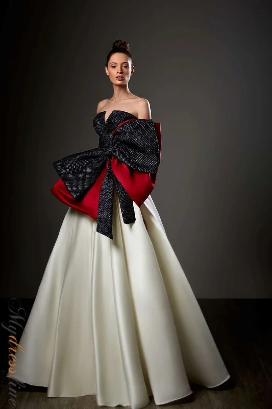 Prom dresses with side - slit pockets and solid - color fabrics for a practical and stylish formal lookZiad Germanos ZG65 Prom dresses with side - slit pockets and solid - color fabrics for a practical and stylish formal lookZiad Germanos ZG65