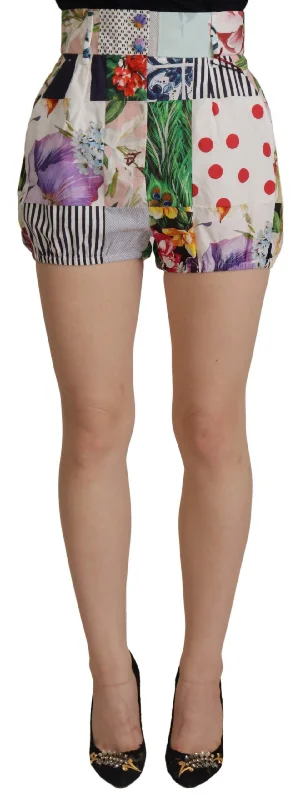 Plus Size Women Shorts with a Comfortable and Stylish FitDolce & Gabbana Patchwork High Waist Designer Women's Shorts Plus Size Women Shorts with a Comfortable and Stylish FitDolce & Gabbana Patchwork High Waist Designer Women's Shorts