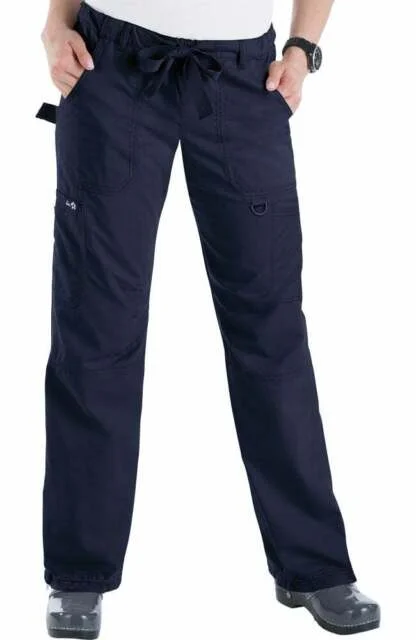 Elastic Waist Women Shorts for Easy Wear and Comfortkoi Women's Lindsey Drawstring Scrub Pant_Navy