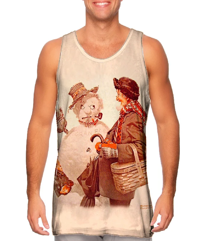 Square Neck Women's Organic Cotton Tank Tops in Earth TonesNorman Rockwell - "The Party Favors" (1919)