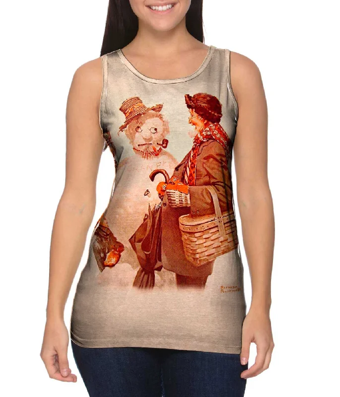 V - Neck Women's Moisture - Wicking Tank Tops for RunningNorman Rockwell - "The Party Favors" (1919)