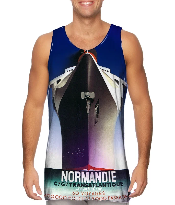 Halter Neck Women's Modal Blend Tank Tops for ComfortNormandie Transatlantique 016