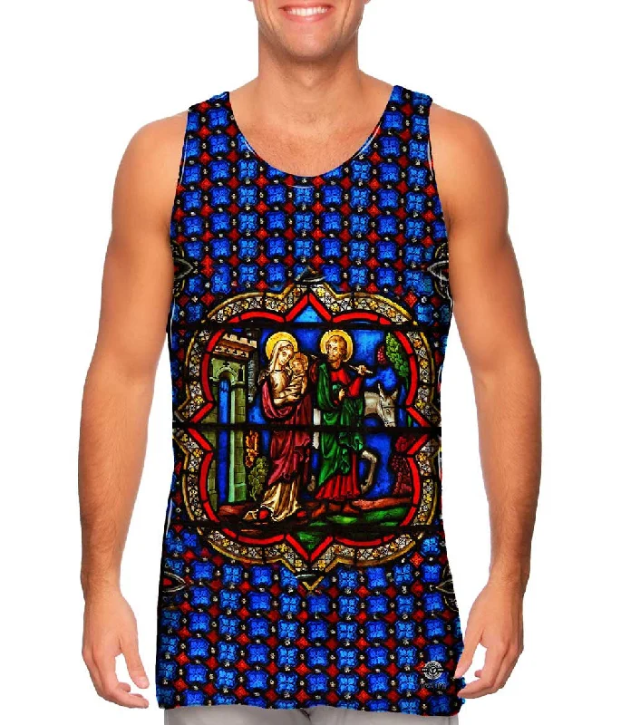 Women's Cropped Tank Tops with Vintage Band LogosNotre Dame - "The Flight into Egypt" (1220) Women's Cropped Tank Tops with Vintage Band LogosNotre Dame - "The Flight into Egypt" (1220)