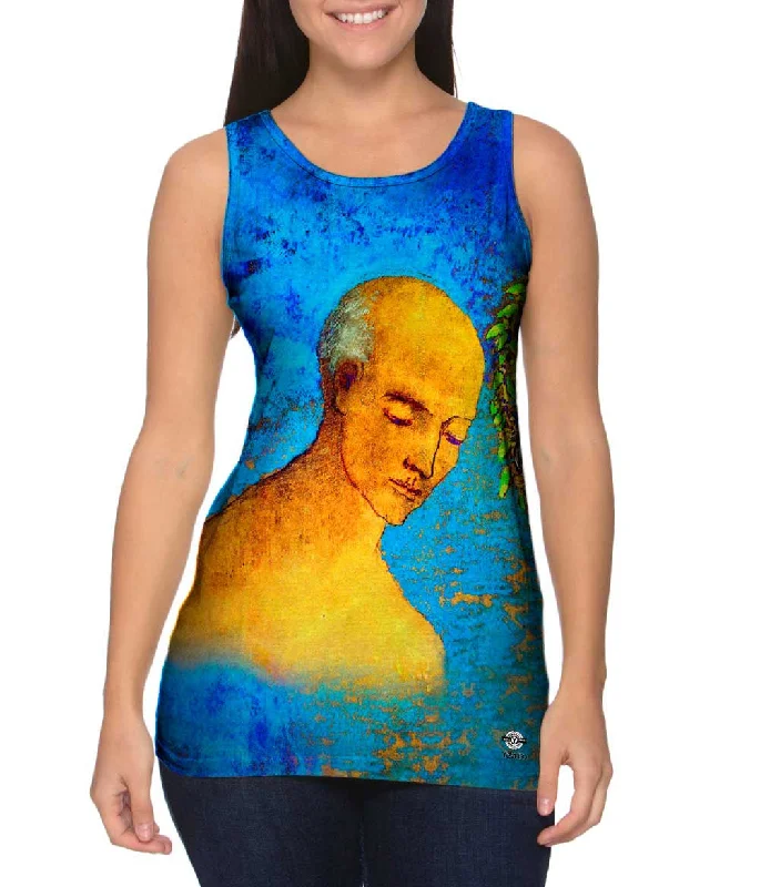 Plunge Neck Women's Seamless Tank Tops for a Smooth FitOdilon Redon - "The Crown" (1910) Plunge Neck Women's Seamless Tank Tops for a Smooth FitOdilon Redon - "The Crown" (1910)