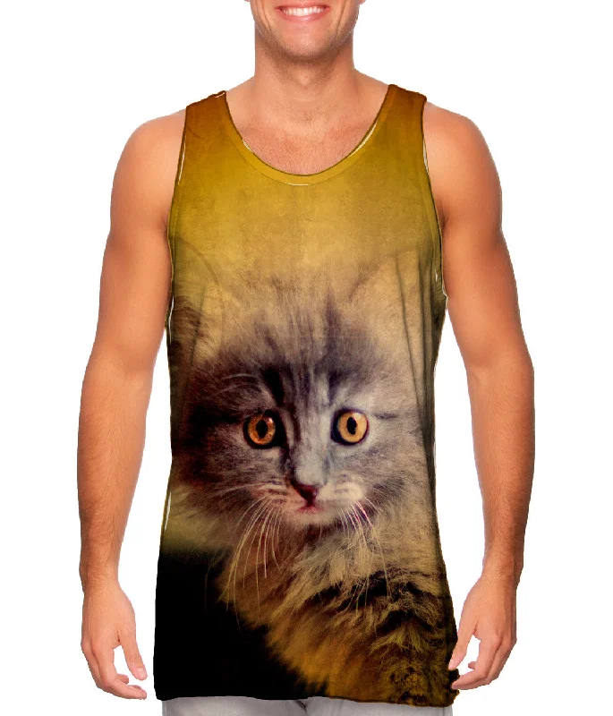 Mock Neck Women's Performance Tank Tops for CyclingOldie Kitten