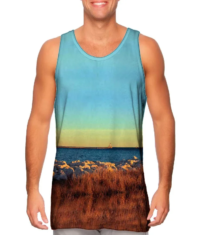 V - Neck Women's Moisture - Wicking Tank Tops for RunningOn The Coast