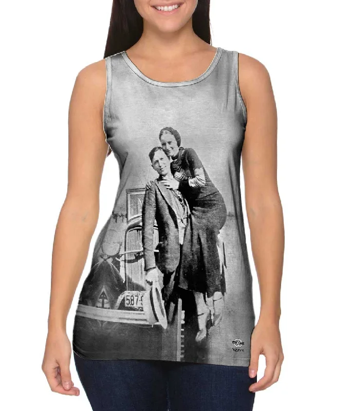 Plunge Neck Women's Seamless Tank Tops for a Smooth FitOriginal Gangster Bonnie And Clyde 1933