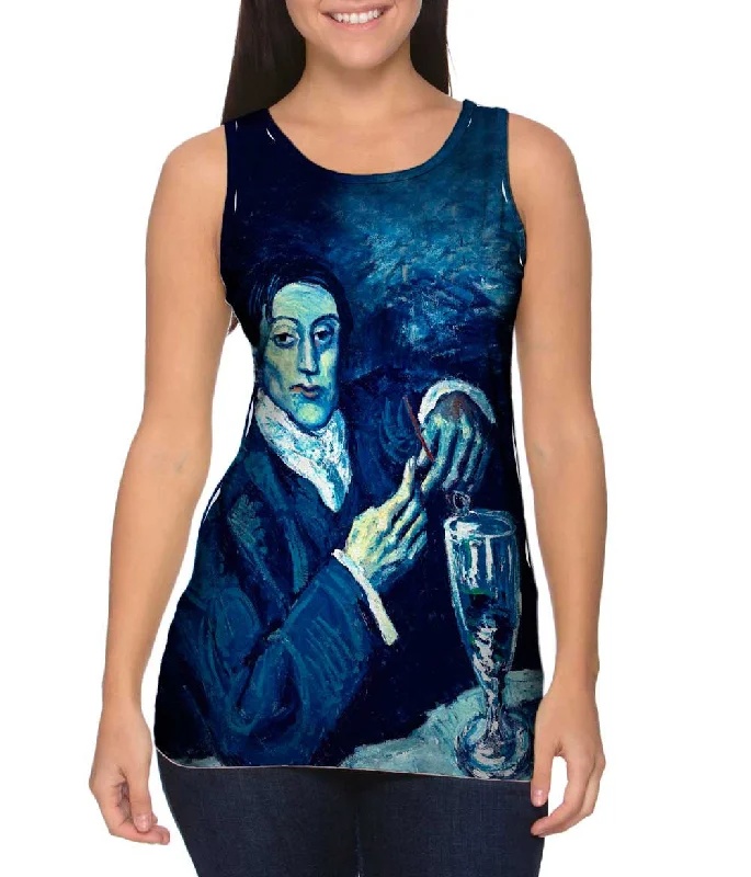 Square Neck Women's Organic Cotton Tank Tops in Earth TonesPable Picasso - "Portrait Of Angel Fernández De Soto" (1903)