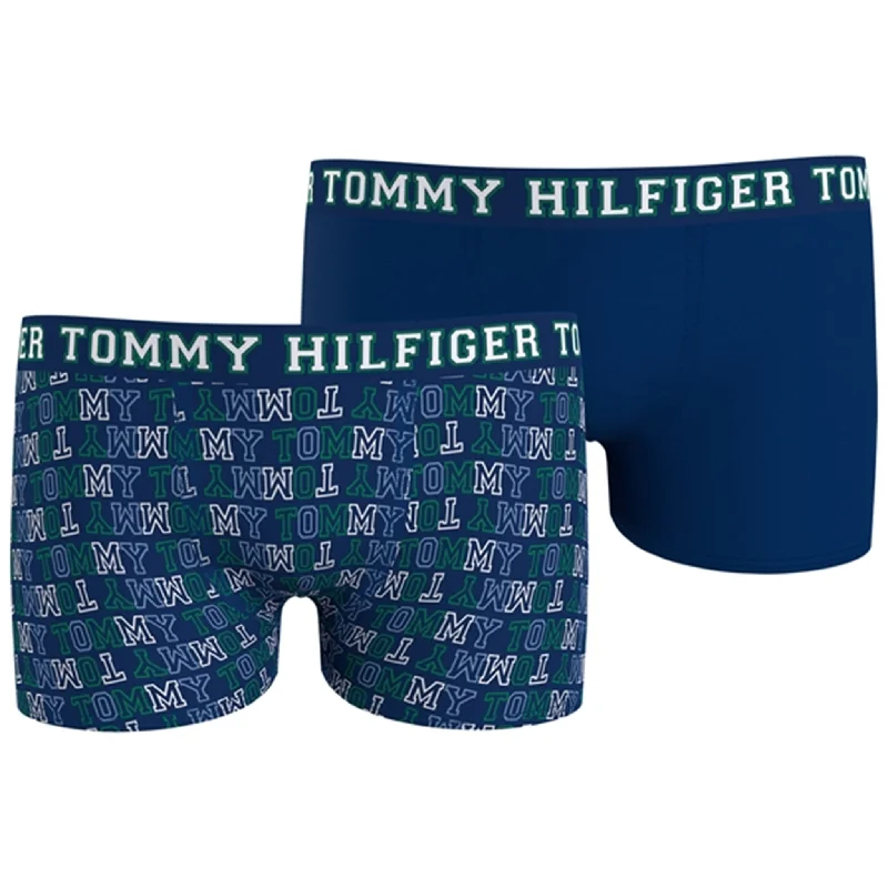 Patterned Geometric Women Shorts for a Modern AppealTommy Hilfiger Boy 2-pack Trunk Tommy League/Twilight Indigo Patterned Geometric Women Shorts for a Modern AppealTommy Hilfiger Boy 2-pack Trunk Tommy League/Twilight Indigo