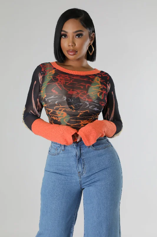 Mesh Bodysuits for a Bold and Edgy Fashion StatementSeems To Good Top