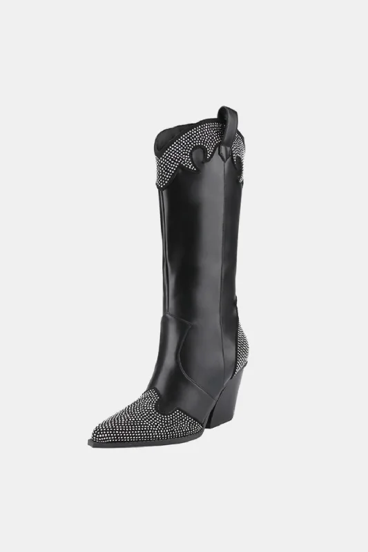 Organic Cotton Bodysuits for an Eco - Friendly and Comfortable OptionChunky Heel Rhinestone Decor Western Boots Organic Cotton Bodysuits for an Eco - Friendly and Comfortable OptionChunky Heel Rhinestone Decor Western Boots