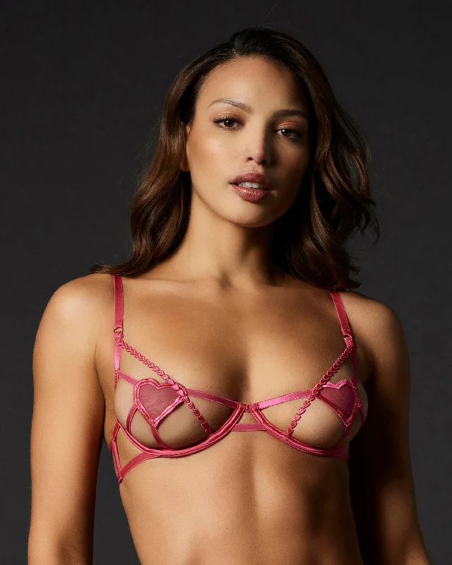 Compression Bodysuits for Post - Workout RecoveryCristabel Wired Bra Fuchsia Pink