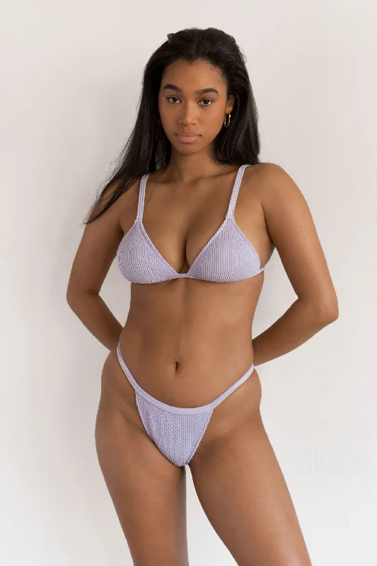 Jade Bikini Set - Lilac Crinkle